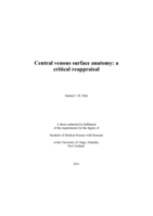 Central venous surface anatomy: a critical reappraisal