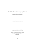 The role of prolactin in pregnancy-induced changes in food intake