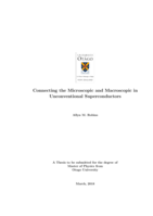 Connecting the Microscopic and Macroscopic in Unconventional Superconductors