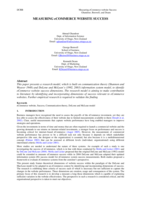 Measuring eCommerce Website Success