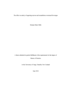 The effect on satiety of ingesting sucrose and isomaltulose sweetened beverages