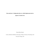 Dots and doors: Configuration bias in a visible displacement task in pigeons (Columba livia)