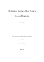 Medication safety in New Zealand general practice