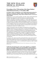 Proceedings of the 175th Otago Medical School Research Society Meeting; 11 Nov 2004