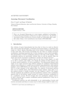 Assessing movement coordination