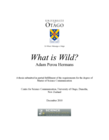 What Is Wild?