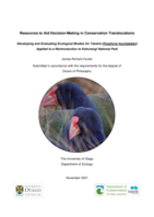Resources to aid decision-making in conservation translocations