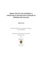 Seeing the city for the weeds: A genealogical exploration of foraging in Dunedin, New Zealand