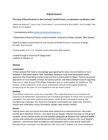 The place of Rural Hospitals in New Zealand’s Health System: an exploratory qualitative study