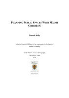 Planning public spaces with Māori children