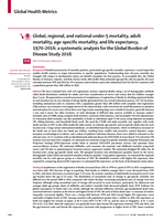 Global, regional, and national under-5 mortality, adult mortality, age-specific mortality, and life expectancy, 1970-2016: a systematic analysis for the Global Burden of Disease Study 2016