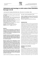 Helicobacter pylori serology in a birth cohort of New Zealanders from age 11 to 26