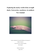 Exploring the murky world of the sevengill shark, Notorynchus cepedianus, in southern New Zealand