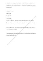 The changing work of teacher educators in Aotearoa New Zealand: A view through activity theory