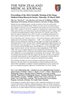 Proceedings of the 201st Otago Medical School Research Society Meeting -  Research Staff Speaker Awards; 25 Mar 2010