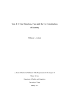 You and I: One Direction, Fans and the Co-Construction of Identity