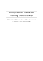 Pacific youth views on health and wellbeing: a photovoice study