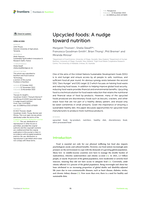 Upcycled foods: A nudge toward nutrition [Perspective]