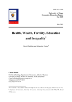 Health, wealth, fertility, education and inequality