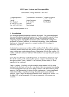 GIS, expert systems and interoperability