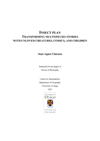 Insect Play: Transforming multispecies stories with unloved creatures, comics, and children