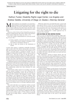Litigating for the Right to Die