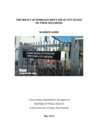 The impact of homeless men's use of city spaces on their wellbeing
