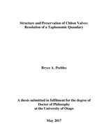 Structure and Preservation of Chiton Valves: Resolution of a Taphonomic Quandary