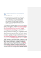 Exploring what university teachers think about education for sustainability