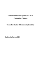 Oral-Health-Related-Quality-of-Life in Cambodian Children