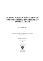 Paretio puzzle whale (Cetacea: Mysticeti) pieces together past and phylogeny