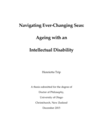 Navigating Ever-Changing Seas: Ageing with an Intellectual Disability