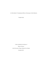 Are They Really Us? Examining the Effects of Stereotypes on False Memories