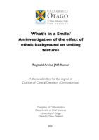 What’s in a Smile? An investigation of the effect of ethnic background on smiling features