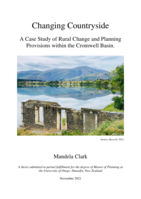 Changing Countryside: A Case Study of Rural Change and Planning Provisions within the Cromwell Basin.
