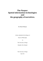 The paepae: spatial information technologies and the geography of narratives