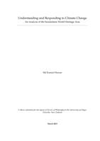 Understanding and Responding to Climate Change: An Analysis of the Sundarbans World Heritage Area