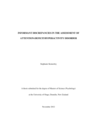 Informant Discrepancies in the Assessment of Attention-Deficit/Hyperactivity Disorder