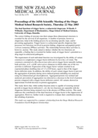 Proceedings of the 165th Otago Medical School Research Society Meeting - Summer Student Speaker Awards; 22 May 2003