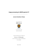 Image processing for MARS spectral CT