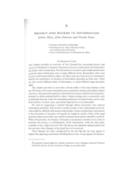 Privacy and Access to Information