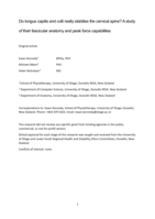 Do longus capitis and colli really stabilise the cervical spine? A study of their fascicular anatomy and peak force capabilities