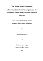 The Global Health Classroom: Collaborative Global Health Learning between New Zealand and Samoan Medical Students in a Virtual Classroom