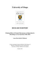 Priming Effects of Female Pheromones on Reproductive Physiology in Gαo Knockout Male Mice