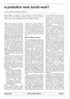 Is Probation Work Social Work?