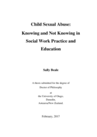 Child Sexual Abuse: Knowing and Not Knowing in Social Work Practice and Education