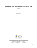 Mobile Acoustic startle Reflex-monitoring System (MARS), a pilot study
