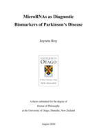 MicroRNAs as diagnostic biomarkers of Parkinson's disease