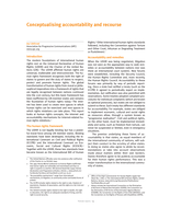 Conceptualising Accountability and Recourse