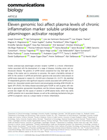 Eleven Genomic Loci Affect Plasma Levels Of Chronic Inflammation Marker Soluble Urokinase-Type Plasminogen Activator Receptor